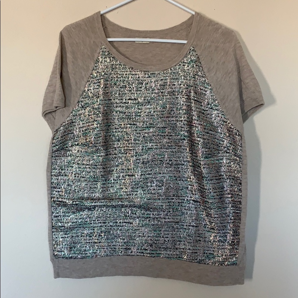 Sparkly J Crew Shirt